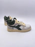Diadora Magic basket demi cut suede leather white / dark forest